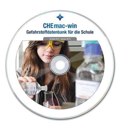 Gefahrstoffmanagement-Software CHEmac-win, CD für Windows und Mac