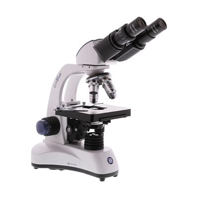 Binokulares Mikroskop EcoBlue, mit Kreuztisch Vergrößerung 40x - 1000x