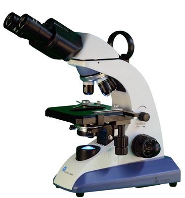 Binokulares Mikroskop BMS EduLed FLArQ mit Abbe-Kondensor und Kreuztisch