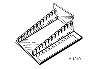 Ablagegestell für 12 Objektträger 