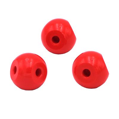 Sauerstoff-Atom, rot 4 Löcher, 109°, d 23 mm, 10 Stück
