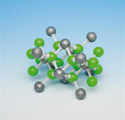 Calciumfluorid, Kristallgitter Molymod