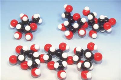 Glukose, Molekülbaukasten Molymod