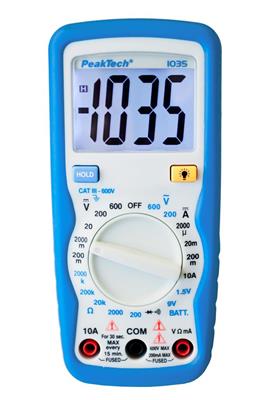 Digitalmultimeter 3 1/2-stellig, CAT III 