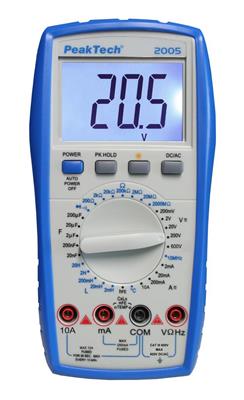 Digitalmultimeter 3½-stellig, CAT III 