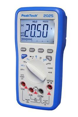 Digitalmultimeter 3 5/6-stellig 22 mm LCD-Anzeige CAT III