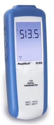 Digital-Thermometer, Einkanal -200 bis +1372 °C