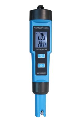 pH-/Temperaturmessgerät 0,00...14,00 pH, 0...50°C