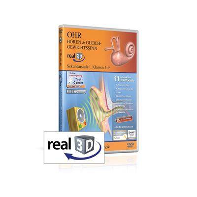 Ohr - Hören & Gleichgewichtssinn real3D-Software, DVD