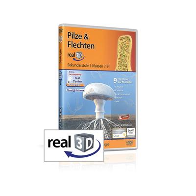 Pilze & Flechten real3D-Software, DVD