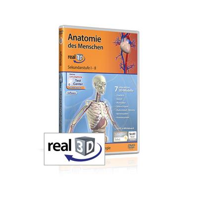 Anatomie des Menschen real3D-Software, DVD