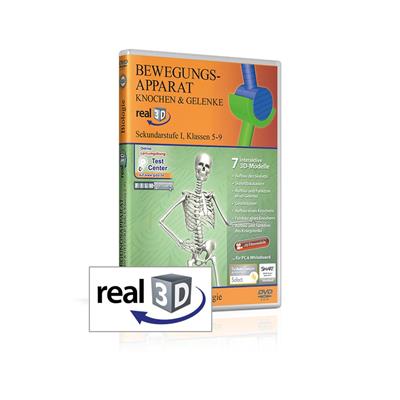 Bewegungsapparat - Knochen & Gelenke real3D-Software, DVD