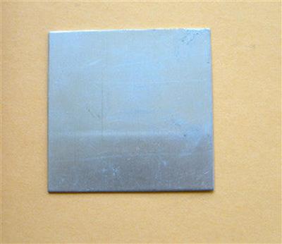 Plattenelektrode - Zink  5 x 5 cm 