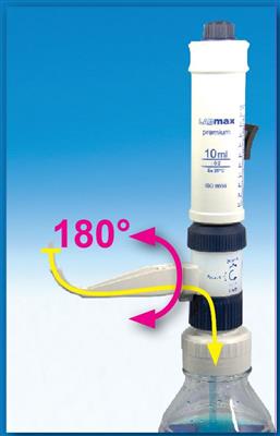 Flaschenaufsatz-Dispenser LABMAX premium, 2,5 - 25 ml