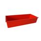 Wanne, orangerot 45x20x8,5 cm 