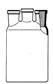 Woulffsche Flasche 500 ml mit drei Hälsen