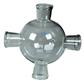 Gasreaktionskugel 500 ml 4x SB 29