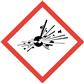 Gefahrstoff-Piktogramm Explodierende Bombe 