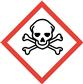 Gefahrstoff-Piktogramm Totenkopf 