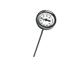 Erdbodenthermometer, Bimetall 300x4 mm, Messbereich -20/+60 °C