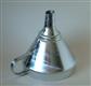 Metalltrichter mit auswechsel- barem Messingsieb