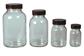 Weithalsflasche 1000 ml, Klarglas mit Schraubverschluss GL 68