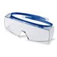 Schutzbrille super OTG NC farblos / navy blau